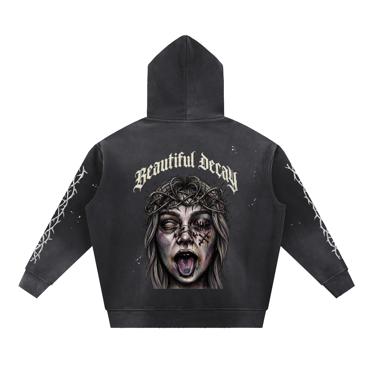 Vintage Hoodie ( Kiss of Death )