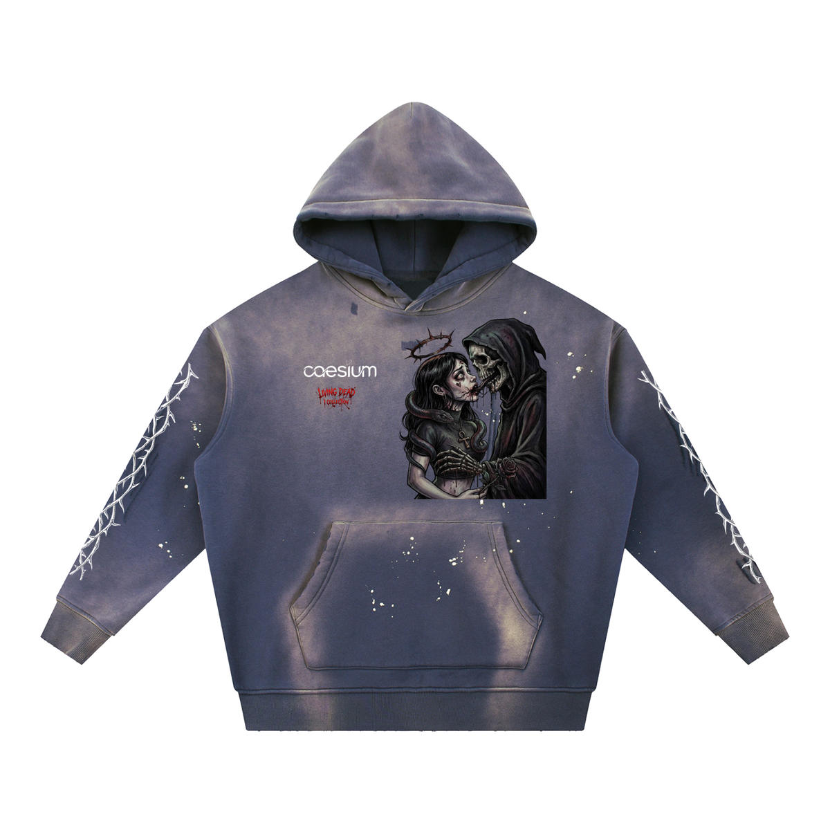 Vintage Hoodie ( Kiss of Death )