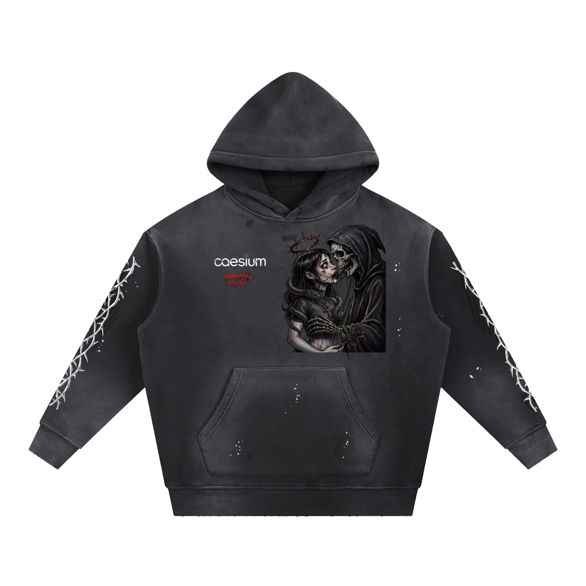 Vintage Hoodie ( Kiss Of Death )