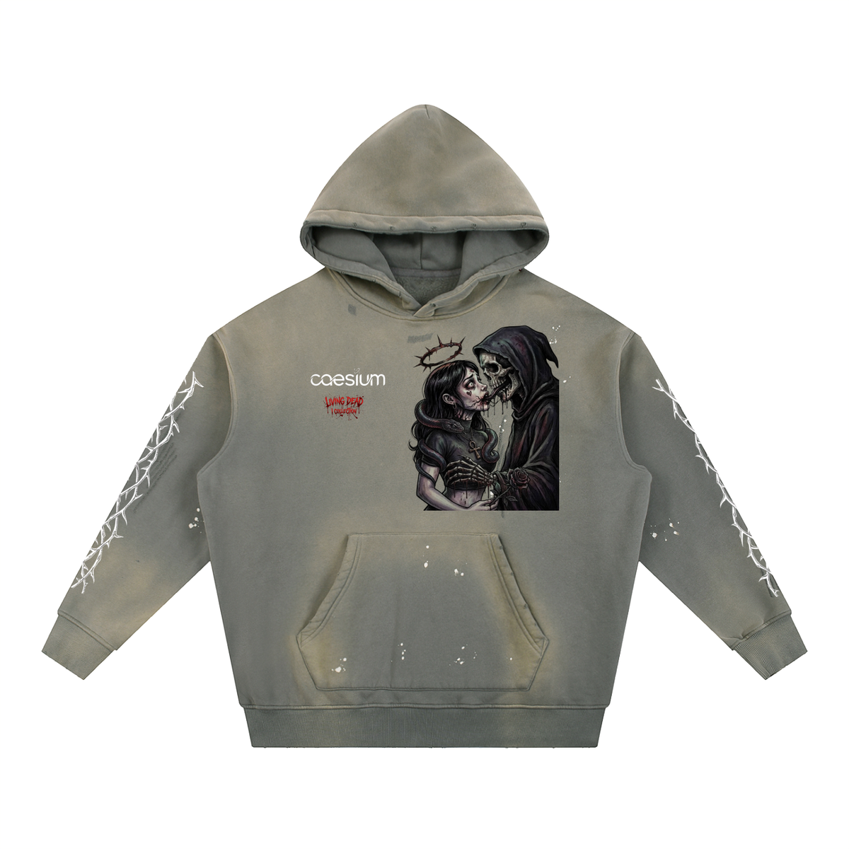 Vintage Hoodie ( Kiss of Death )